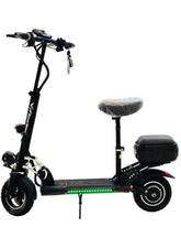 KT4D Electric Scooter – 1800W Motor, 48V 10Ah Lithium Battery, LED Display, 58km/h Top Speed